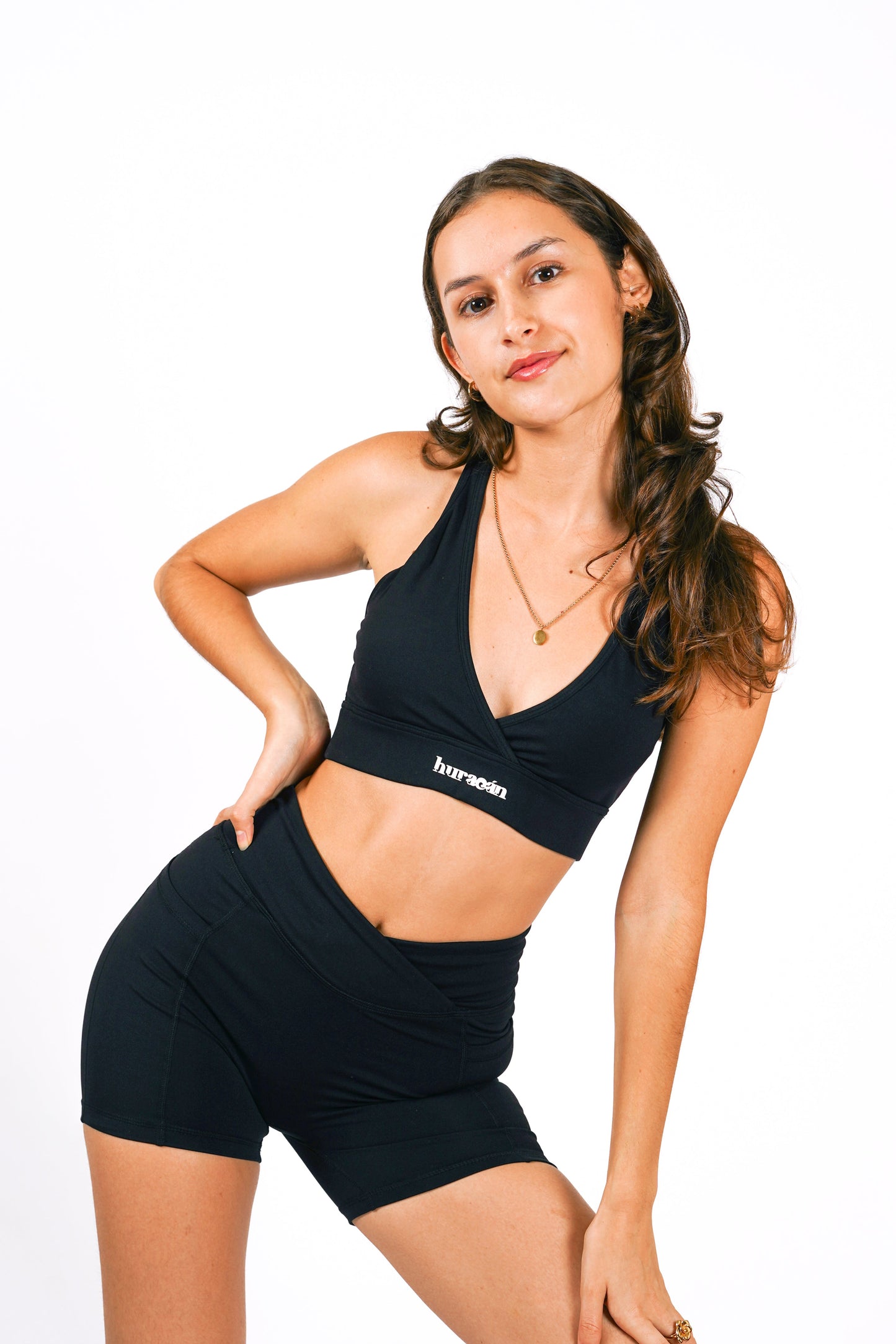 V Cut Top - Negro